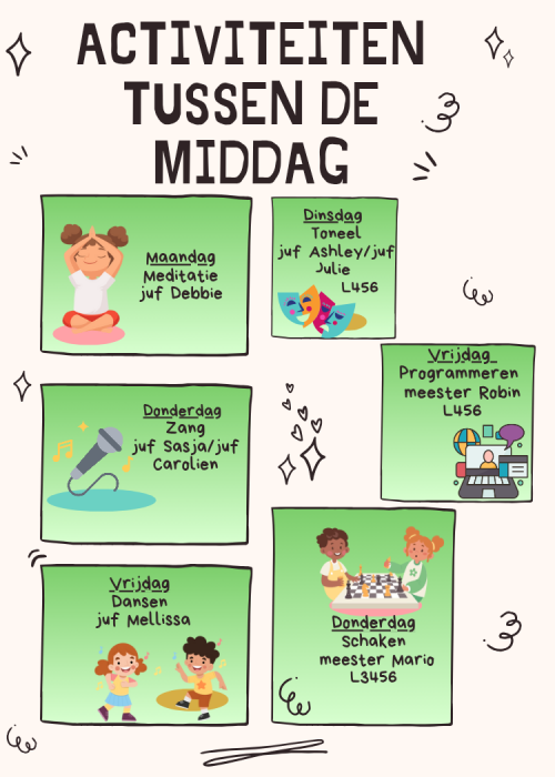 Middagactiviteit 2025-2026